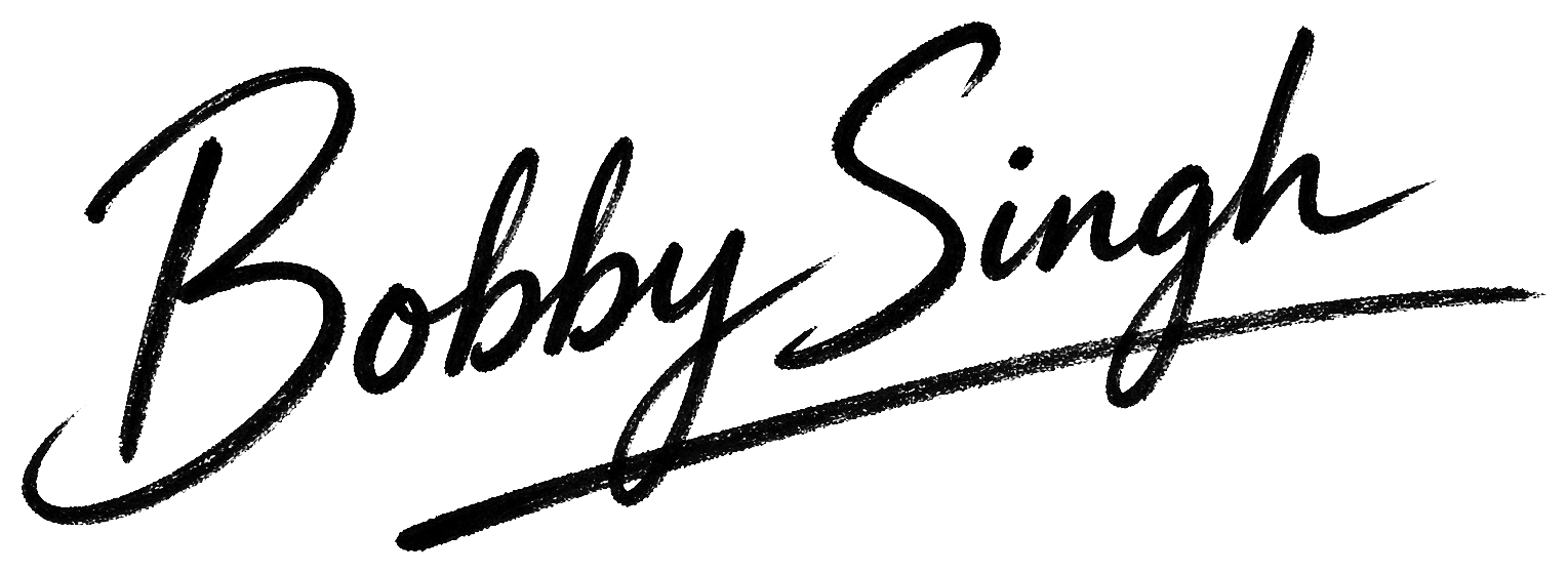 Signature of Bobby Singh
